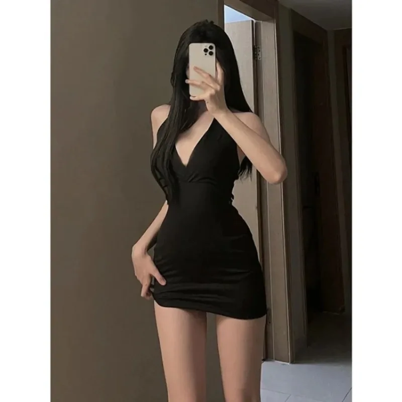 Женское сексуальное тонкое мини-платье - Фотография_2
