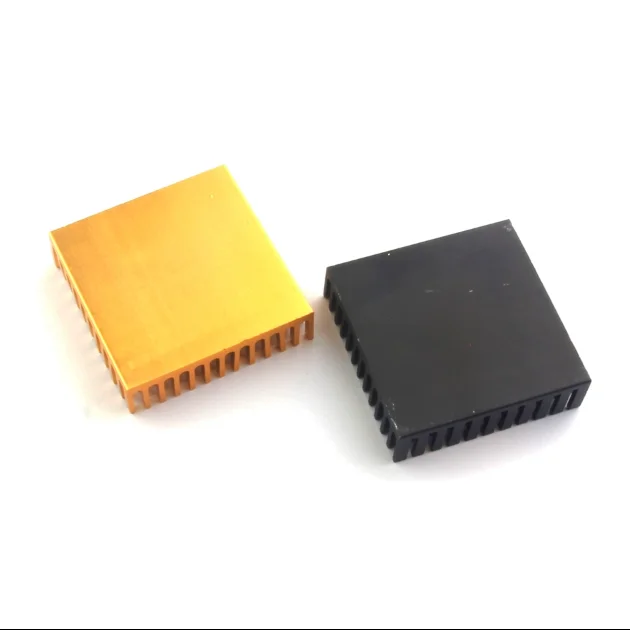 Мы радиатор 40x40x11 мм золотисто-черный - Фотография_3