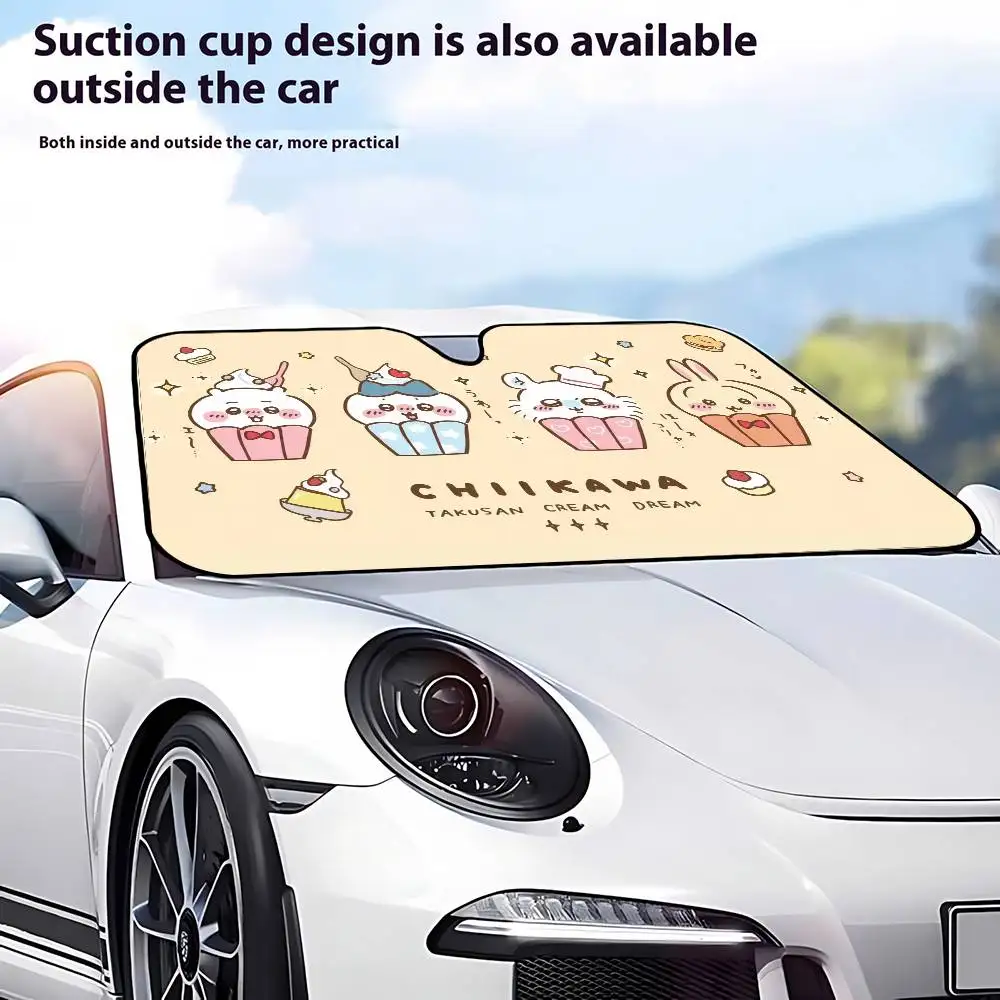 C-chiikawa автомобильный солнцезащитный - Фотография_3