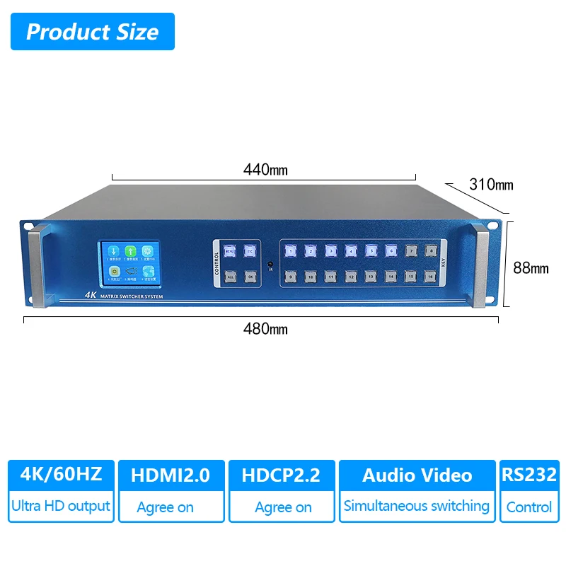 Матричный переключатель hdmi2 - Фотография_6