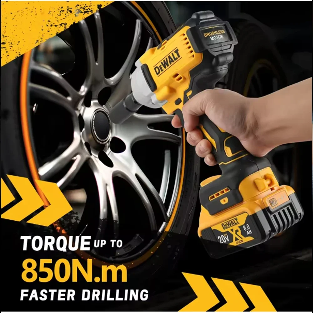 Бесщеточный беспроводной ударный гайковерт с высоким крутящим моментом - Фотография_5