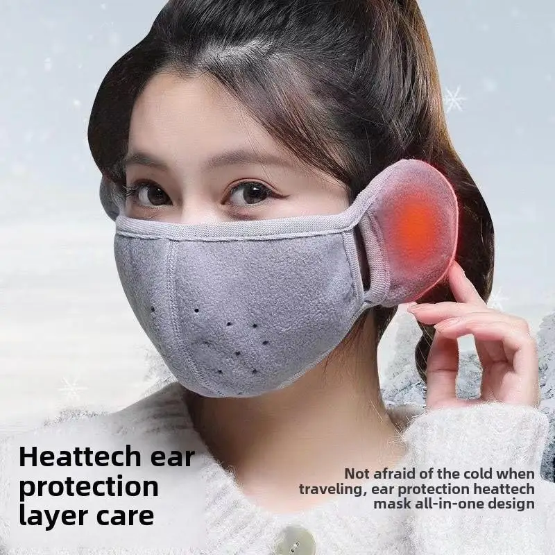 Наушники 2 в 1, зимние теплые ветрозащитные - Фотография_3