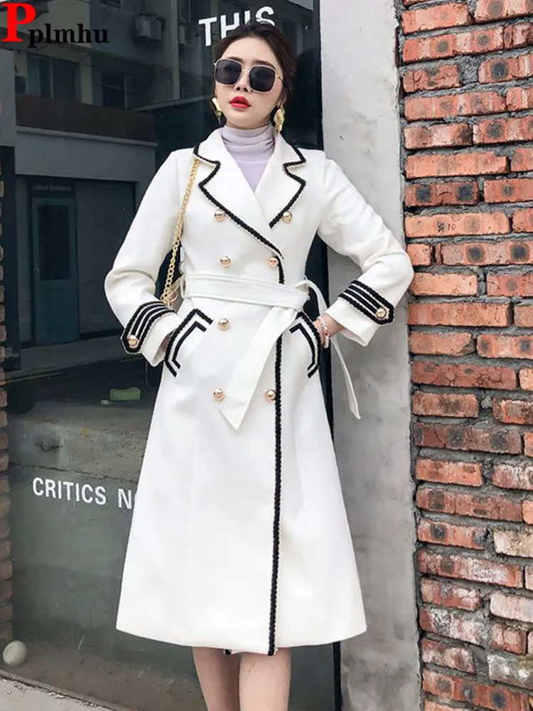 Британские толстые теплые шерстяные однотонные chaquetas на осень-зиму
