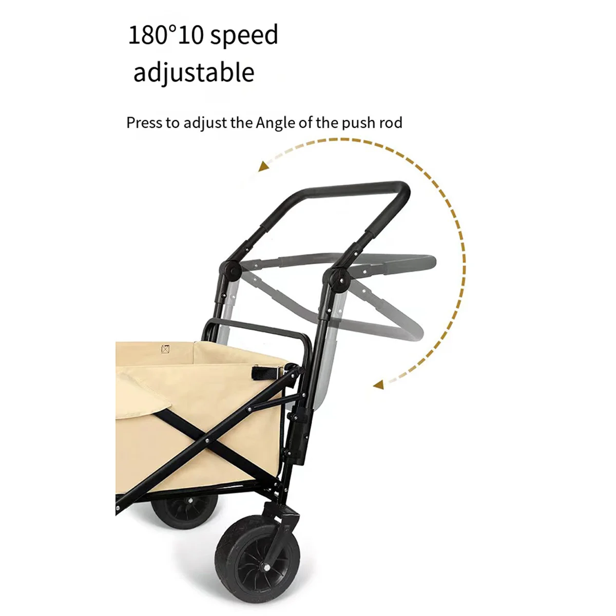 Новая складная складная тележка с ручкой - Фотография_2