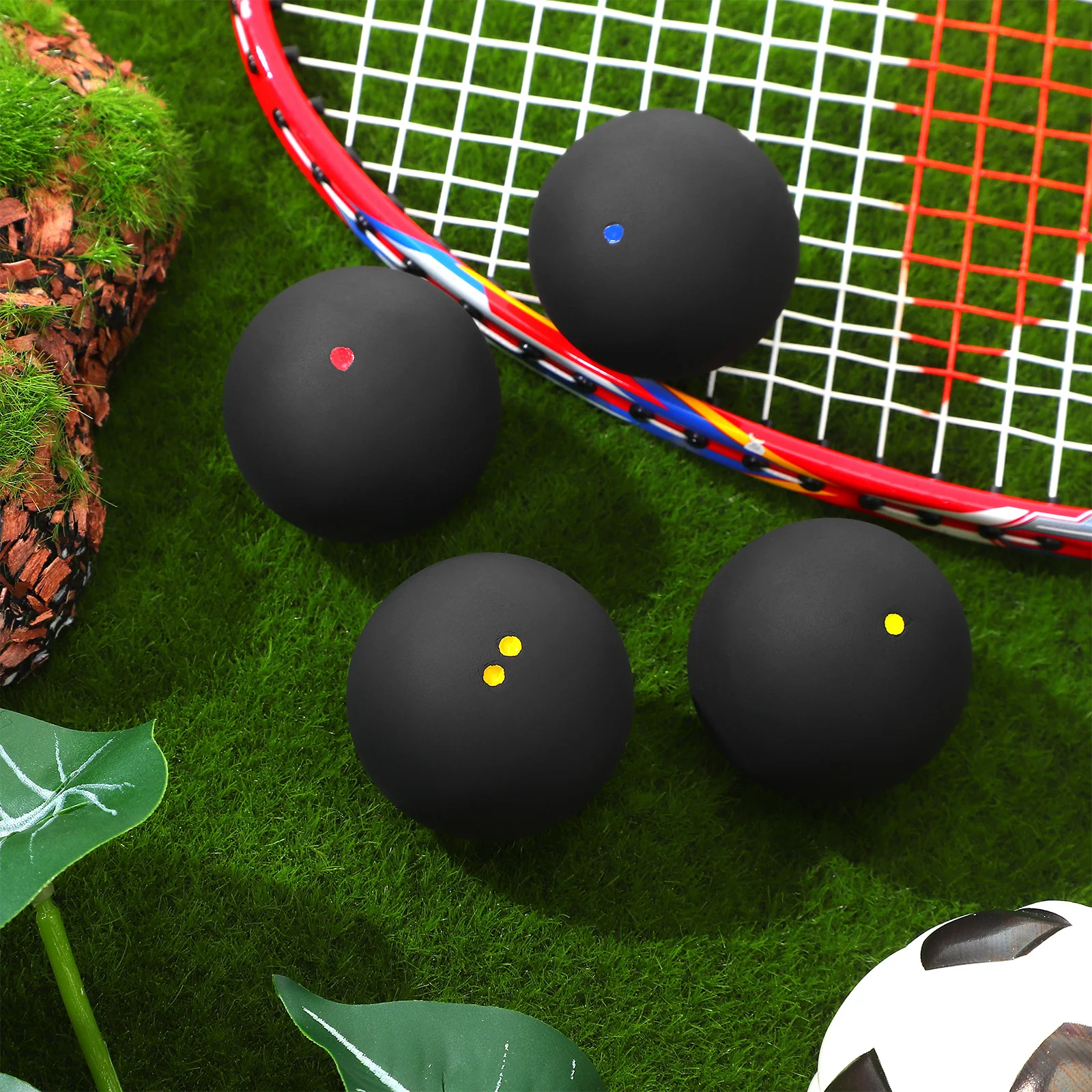 Тренировочный прыгающий мяч для сквоша для тренировок и соревнований - Фотография_6