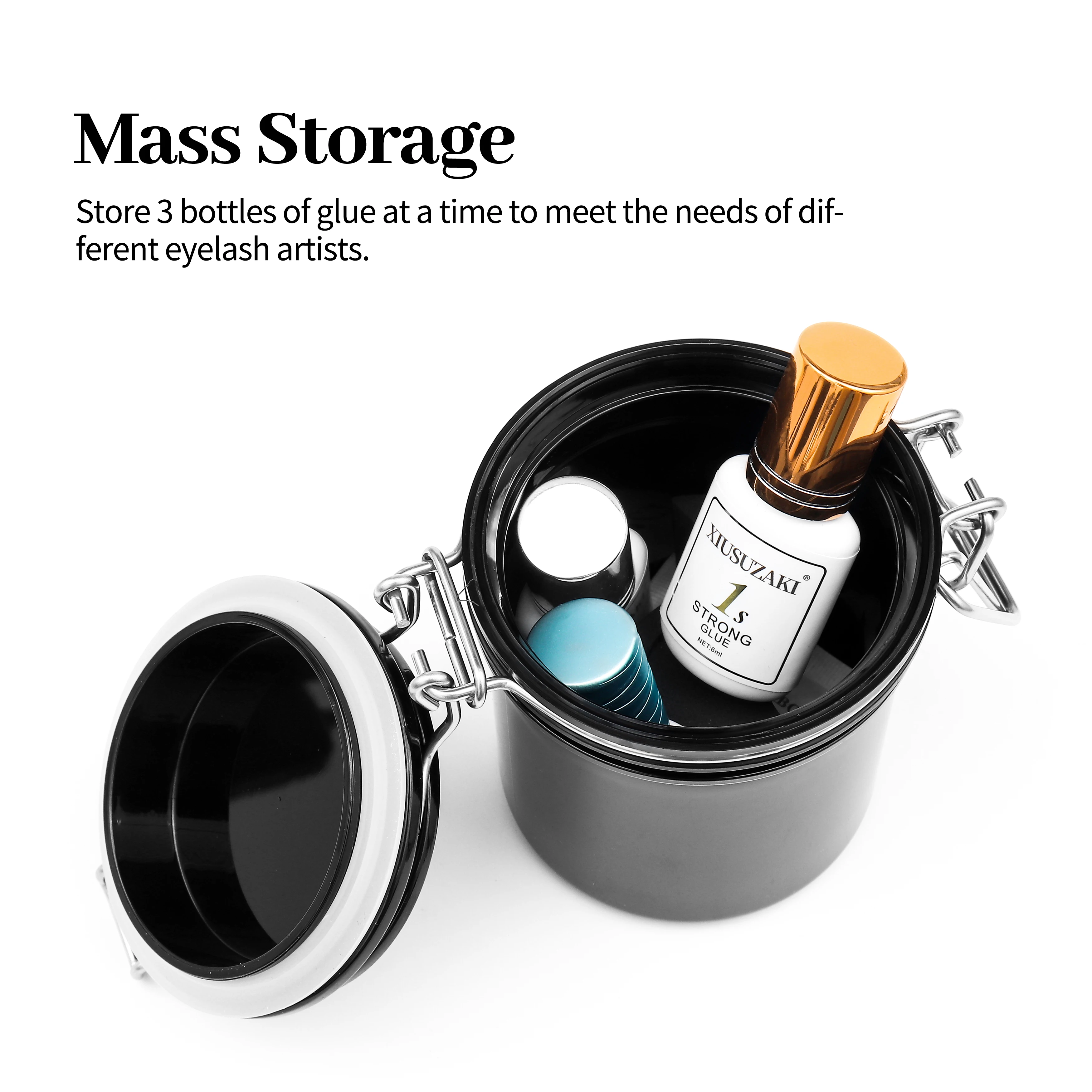 Контейнер для хранения клея xiusuzaki для ресниц - Фотография_2