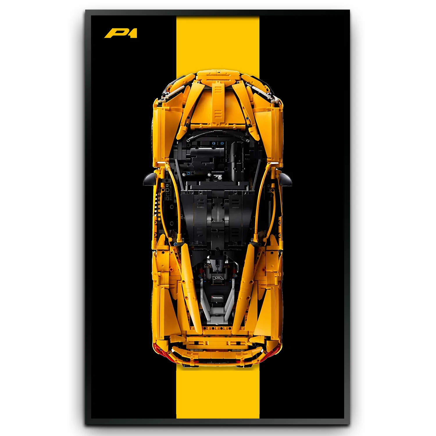 Настенное крепление для дисплея для lego 42172 mclaren p1