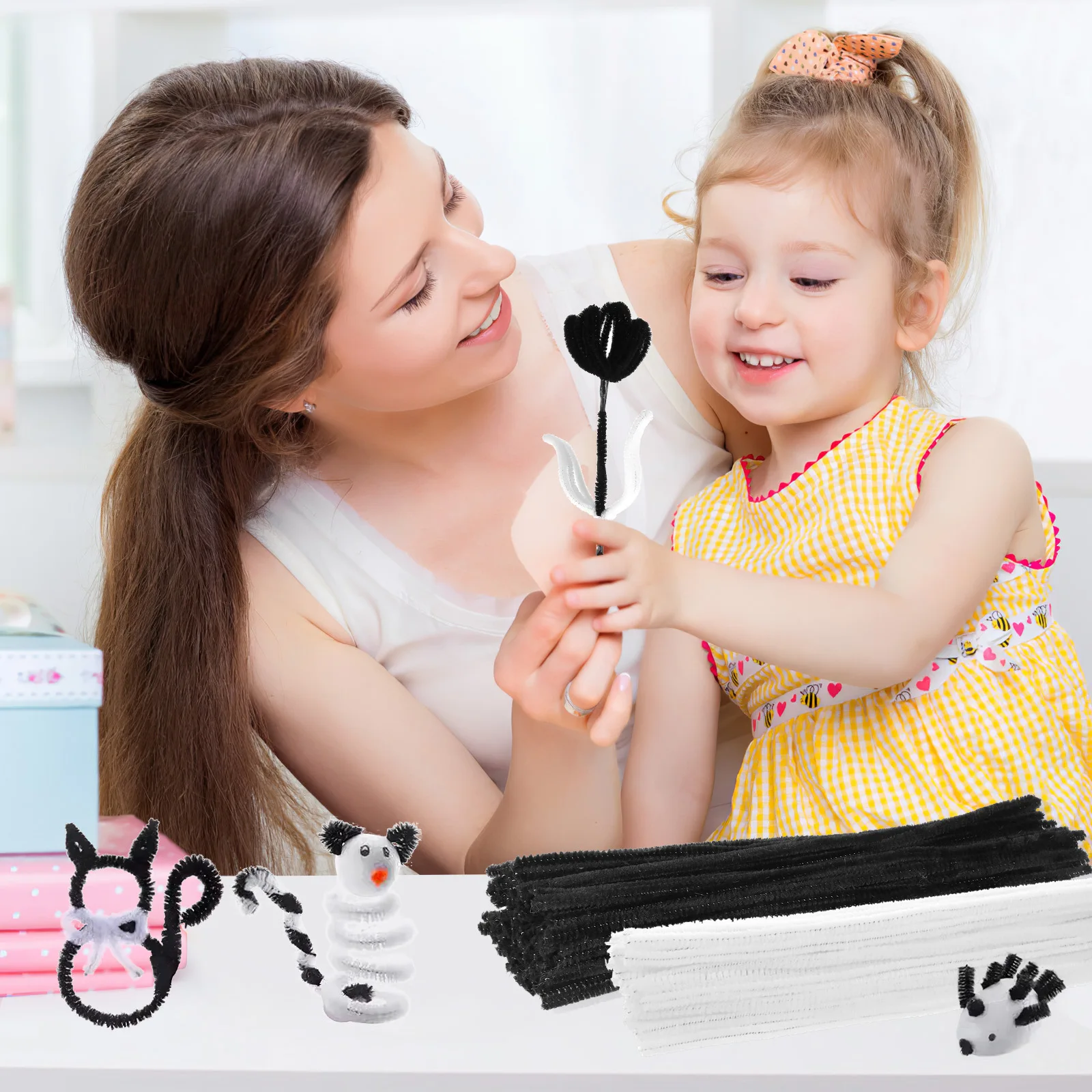 Стебли из синели