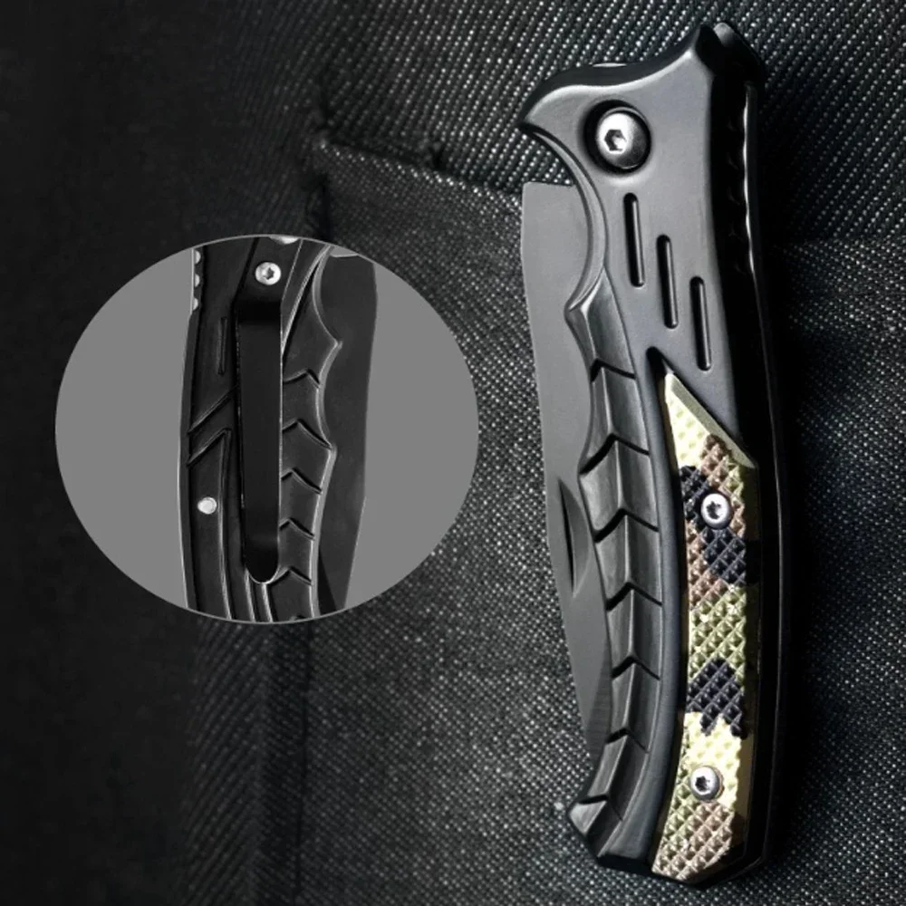 Новый практичный edc острый складной нож из нержавеющей стали - Фотография_6