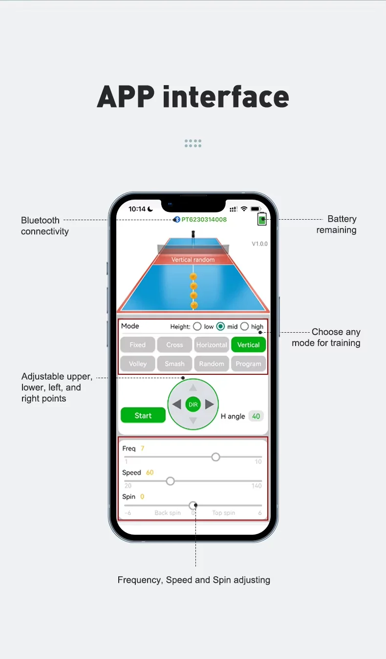 Stlfapp управляемая машина для тенниса и пиклбола - Фотография_5