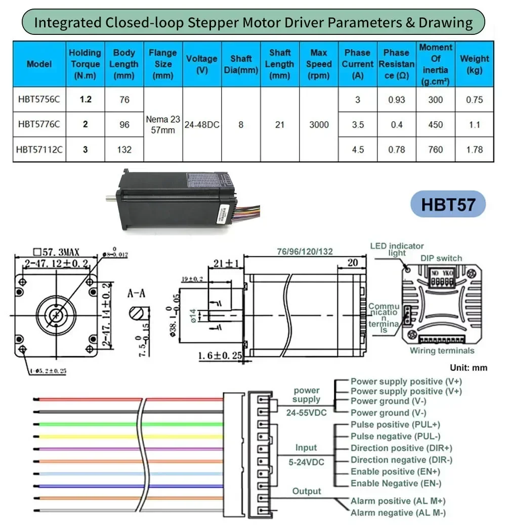 Tehighauto nema23 комплект привода - Фотография_3