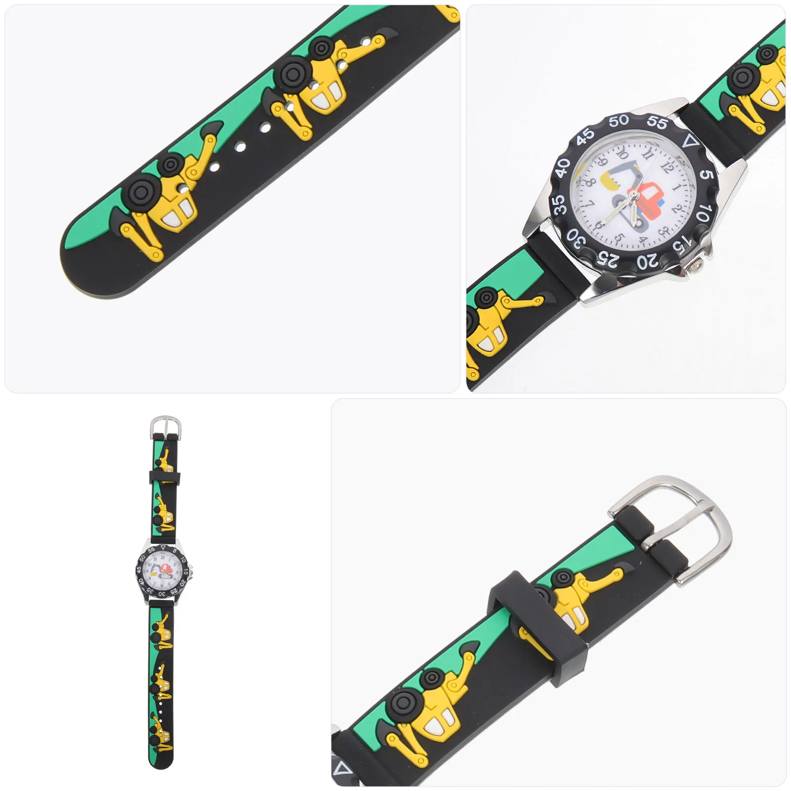 Детские кварцевые часы с 3d мультяшным рисунком - Фотография_5