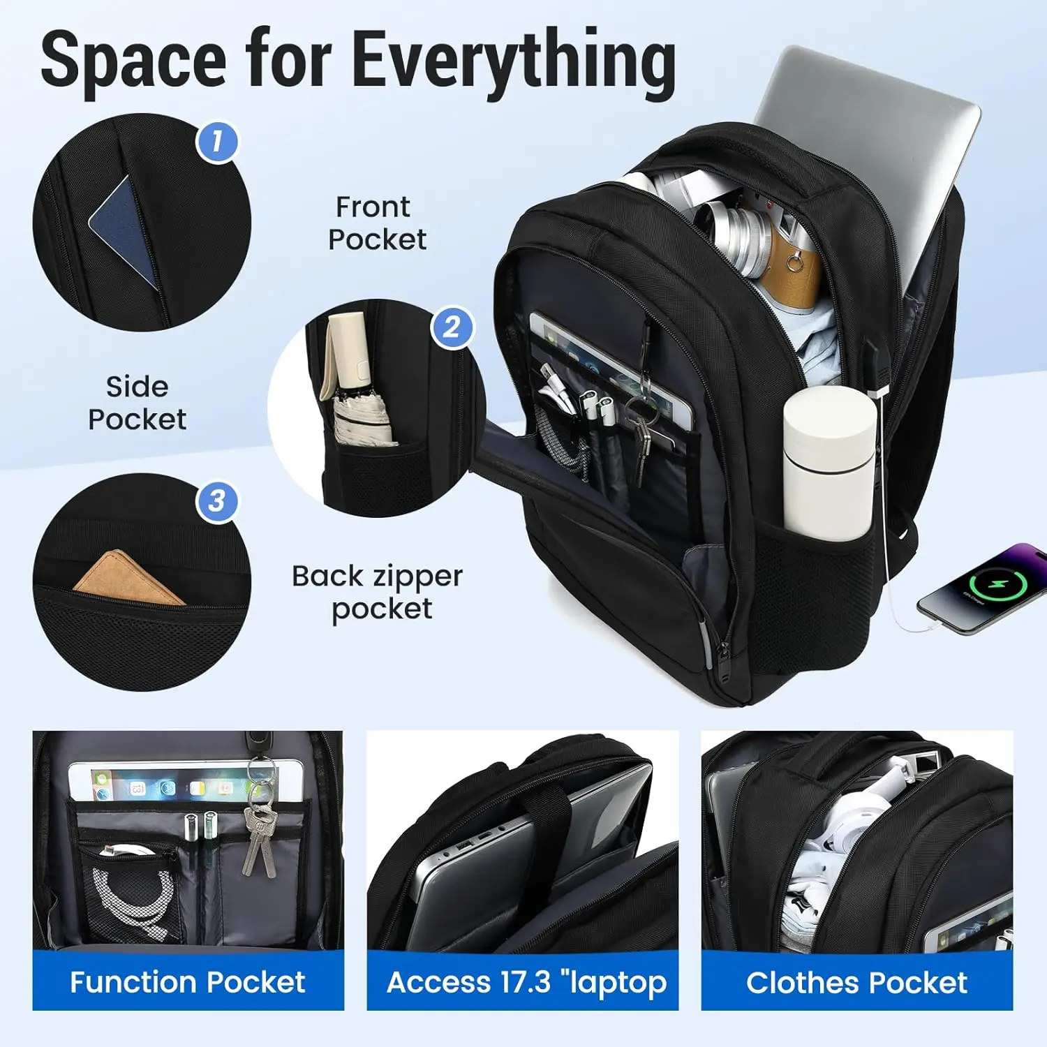 Деловой рюкзак для ноутбука - Фотография_2