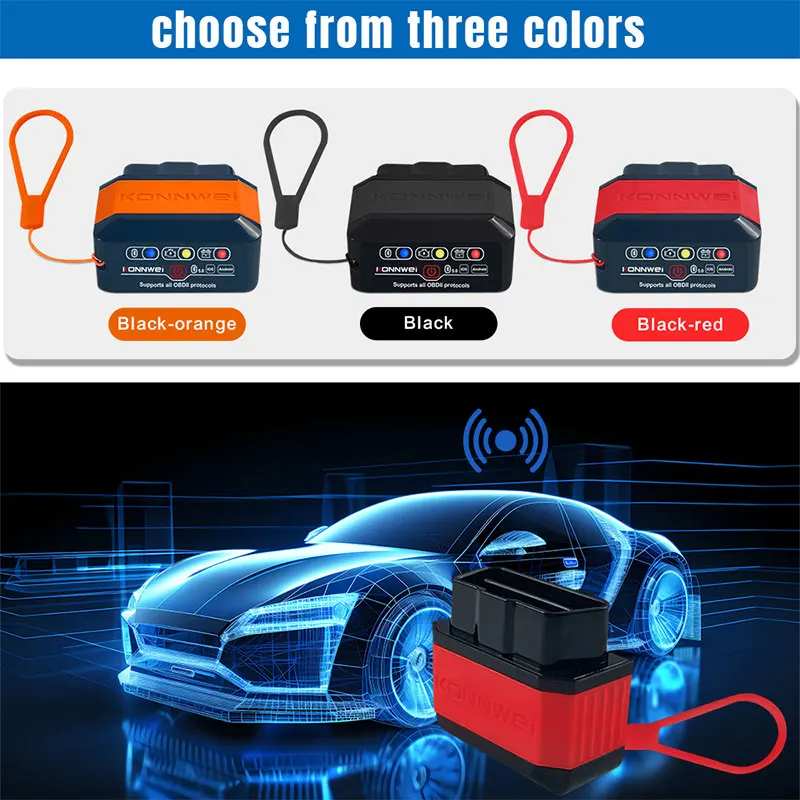 Konnwei kw905 obd2 elm327 v1.5 bluetooth 5 - Фотография_3