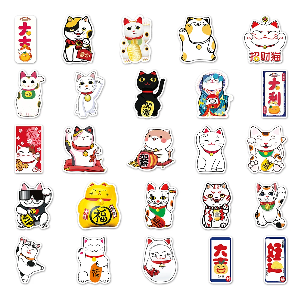 Kawaii maneki neko luck мультяшный - Фотография_5