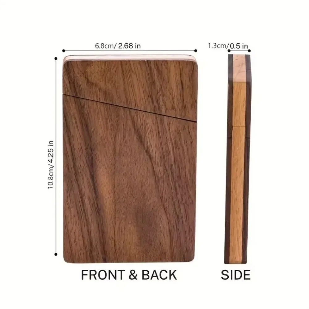 Коробка для визитных карточек из черного ореха - Фотография_6