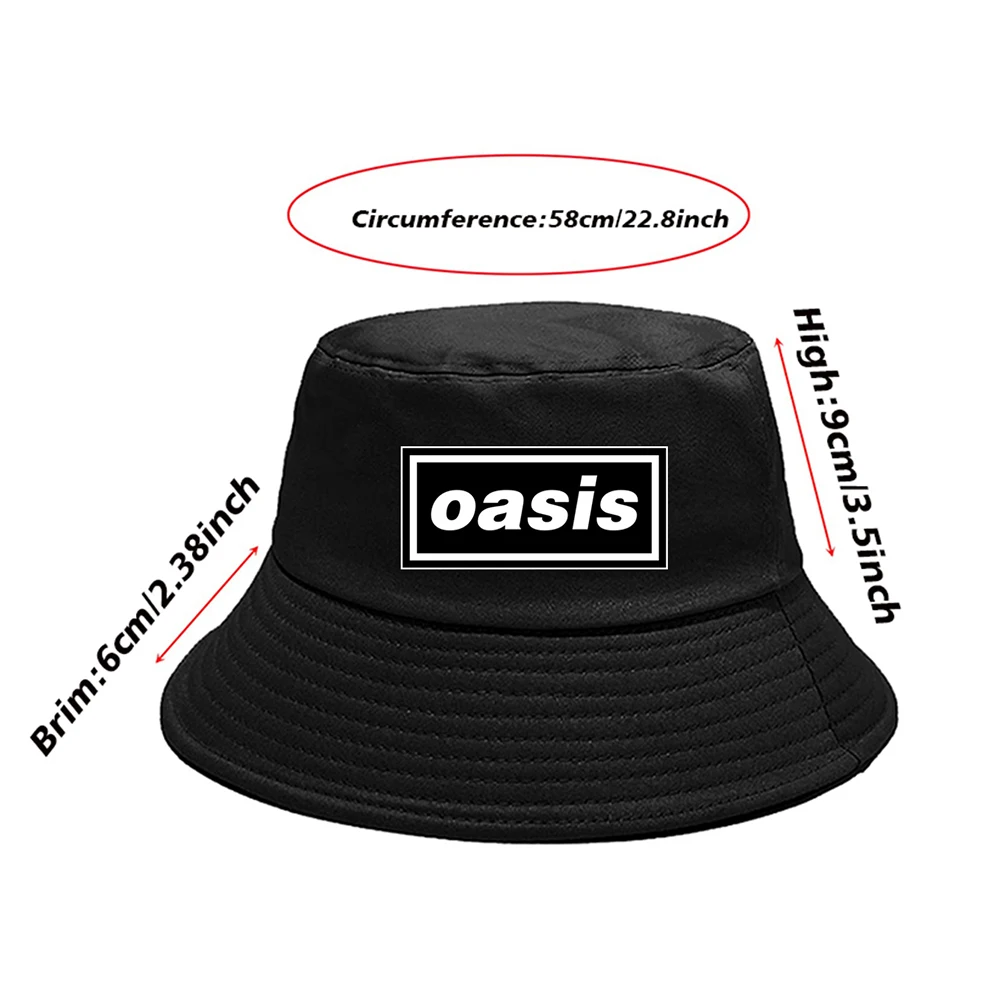 Рыбацкая шляпа с принтом oasis - Фотография_4