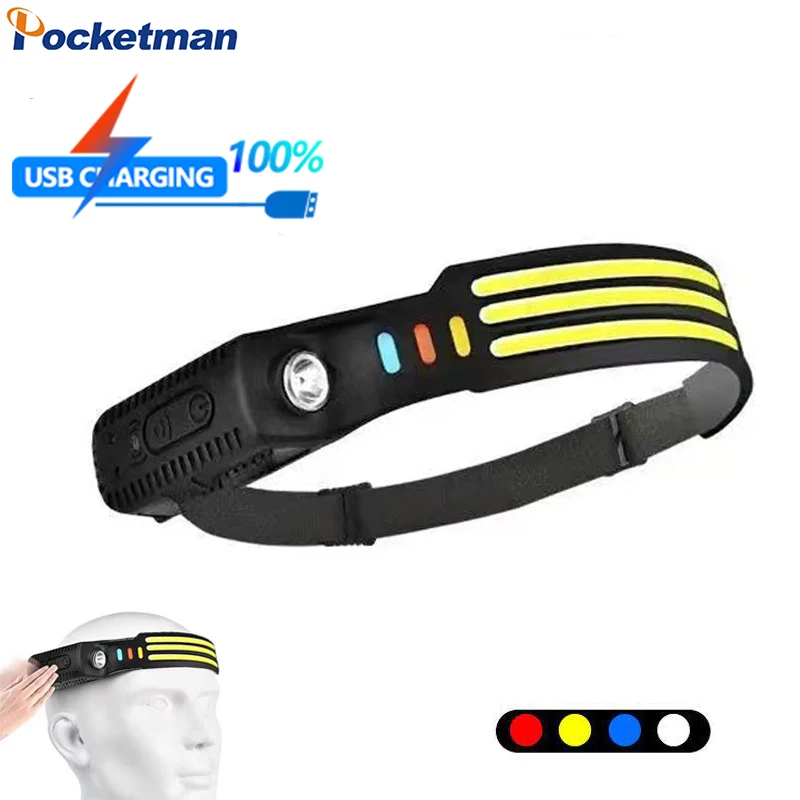 Светодиодный налобный фонарь cob