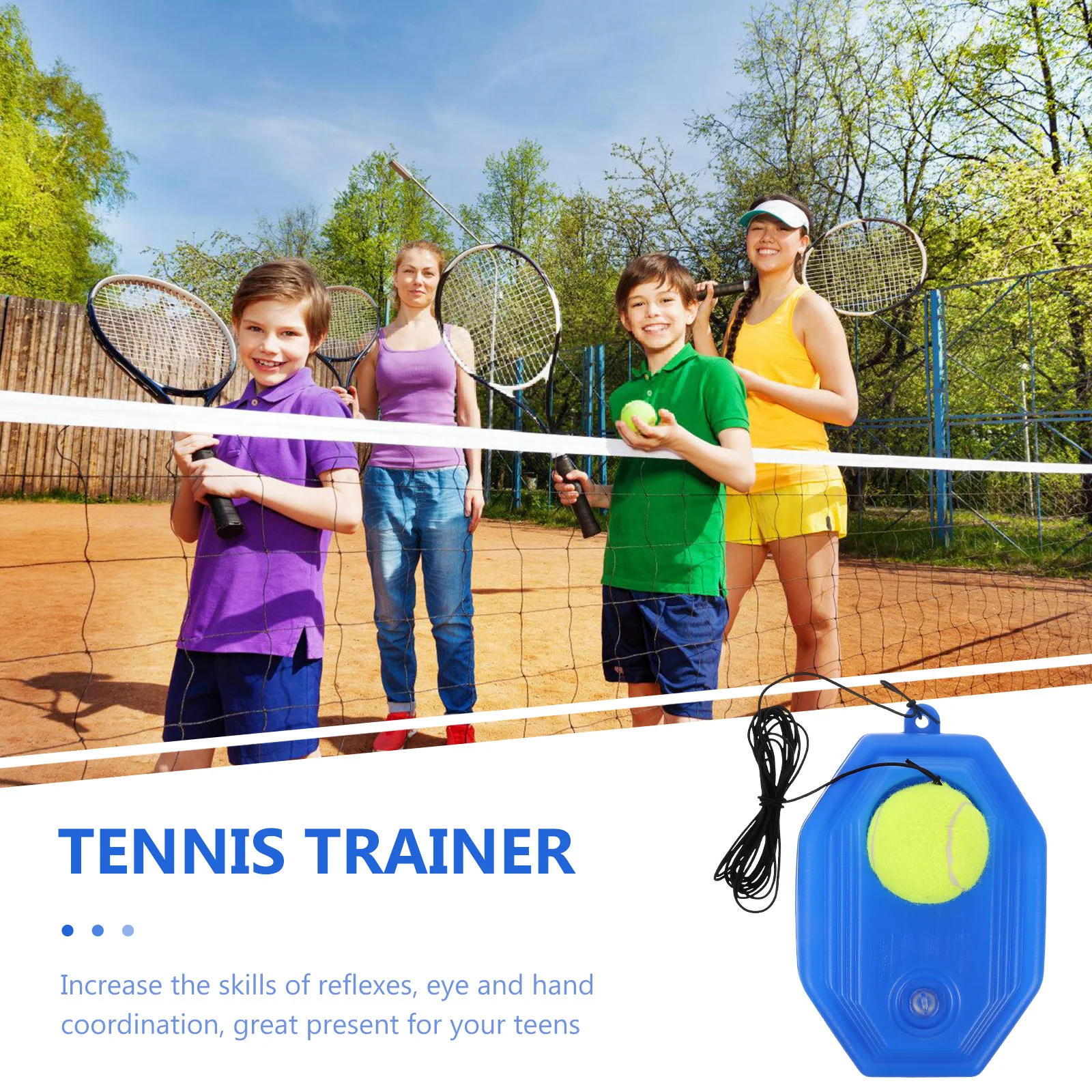 1 комплект, резиновая тренировочная база для тенниса - Фотография_6