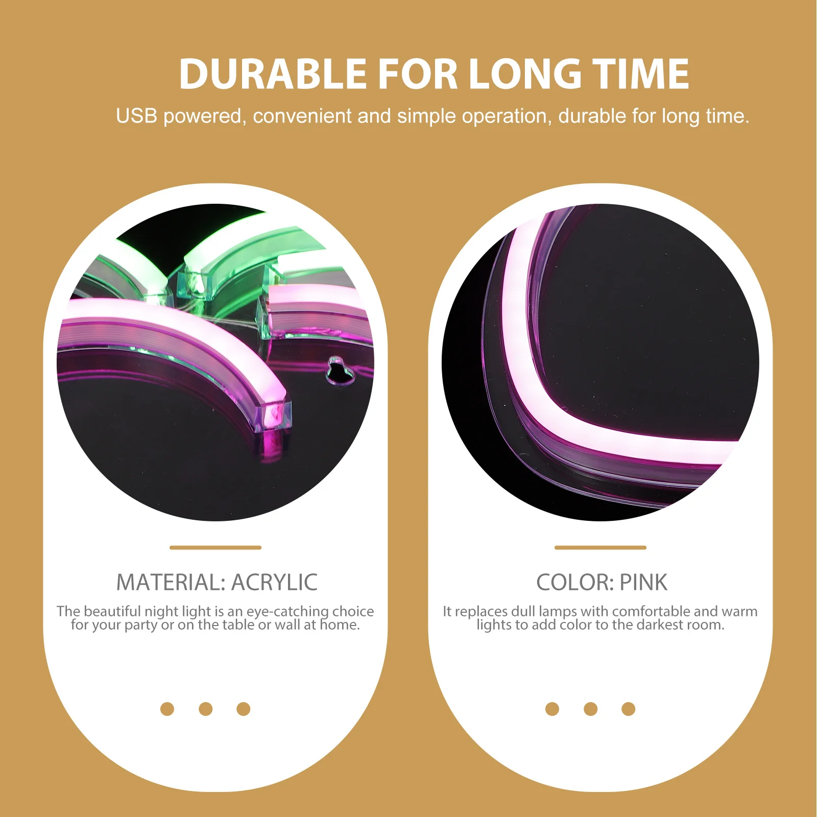 Светодиодная неоновая вывеска в форме персика с питанием от usb - Фотография_3