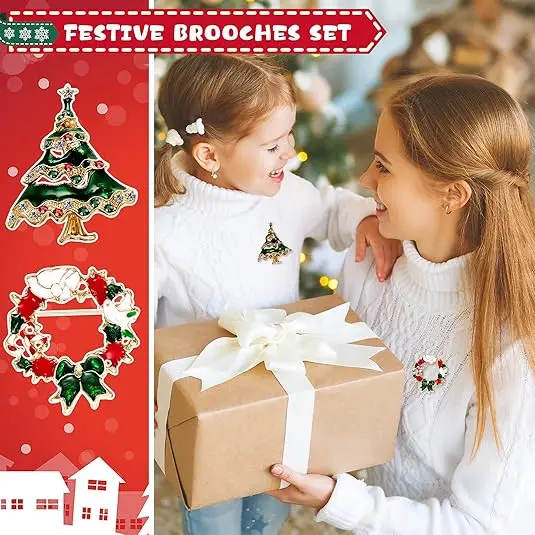 Новая модная роскошная изысканная рождественская брошь - Фотография_4