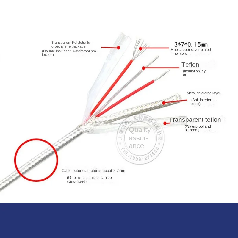 Ntcpt100pt1000 датчик температуры класса a 4x100 мм - Фотография_6
