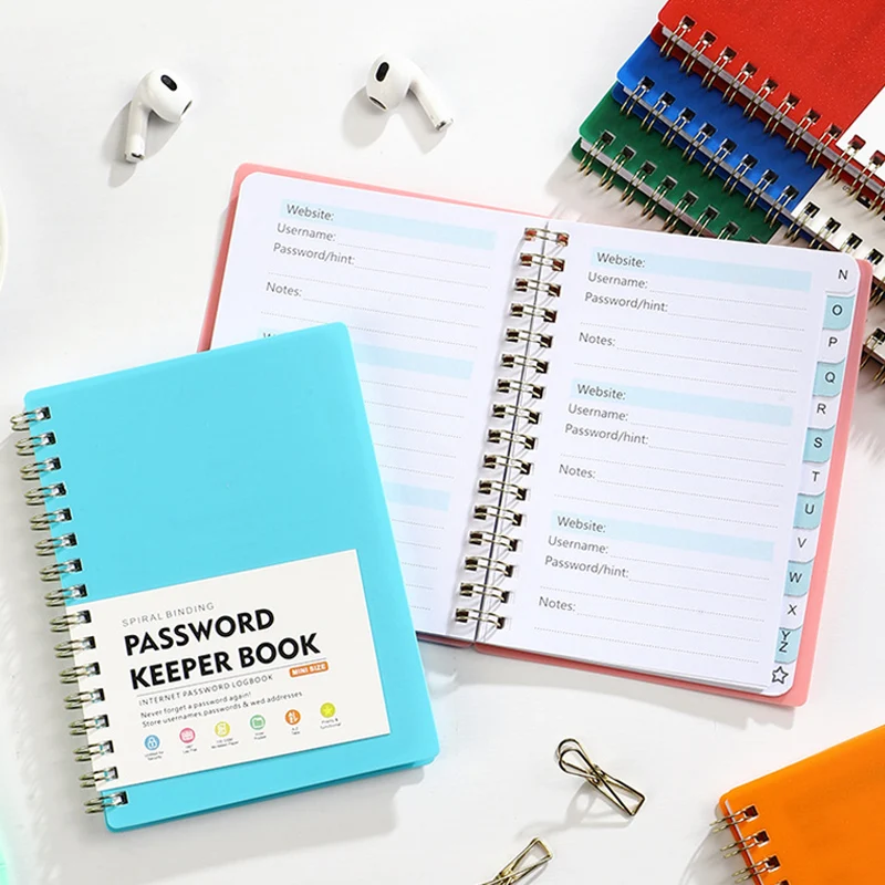 Книга хранения паролей формата а6