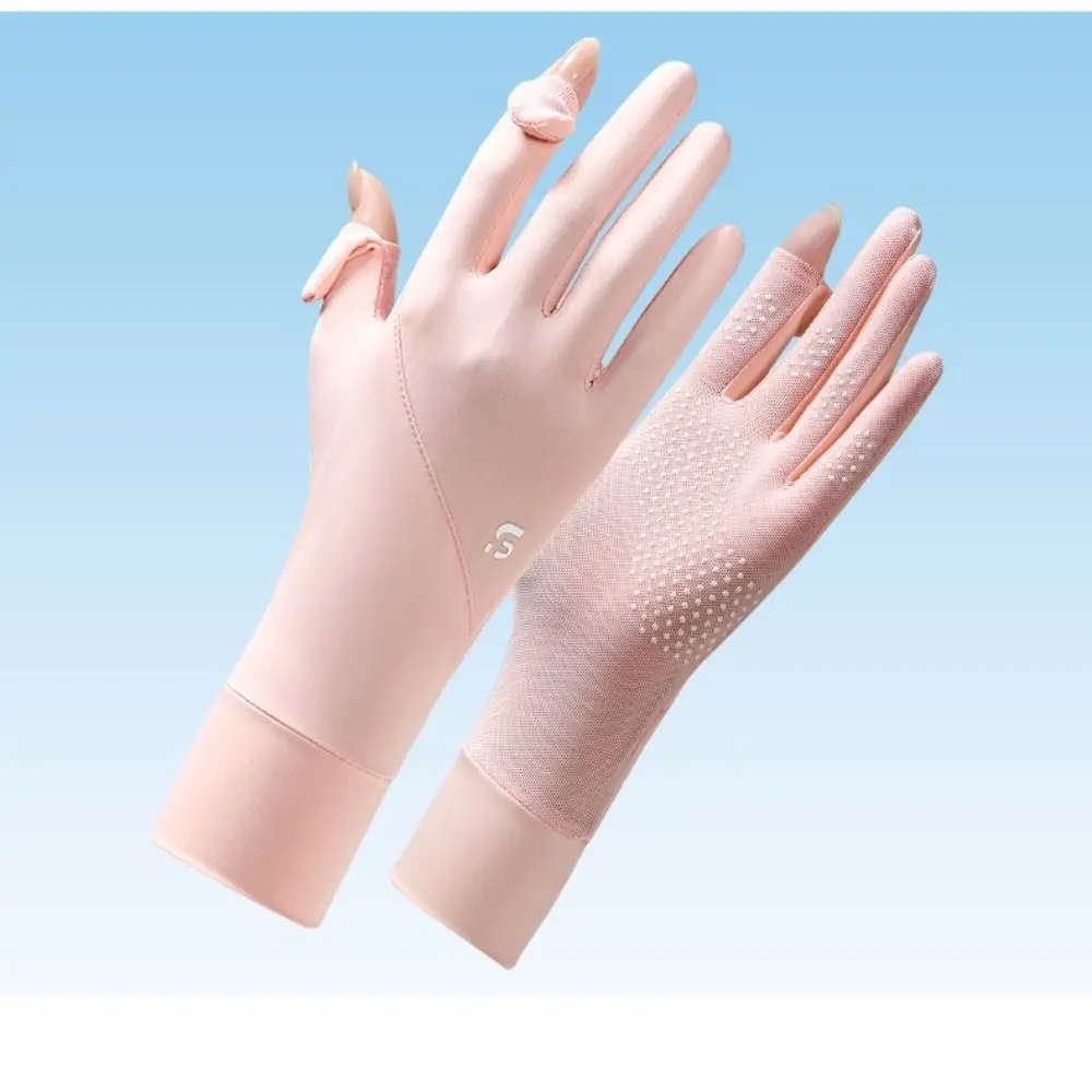 Женские солнцезащитные перчатки из ледяного шелка - Фотография_2