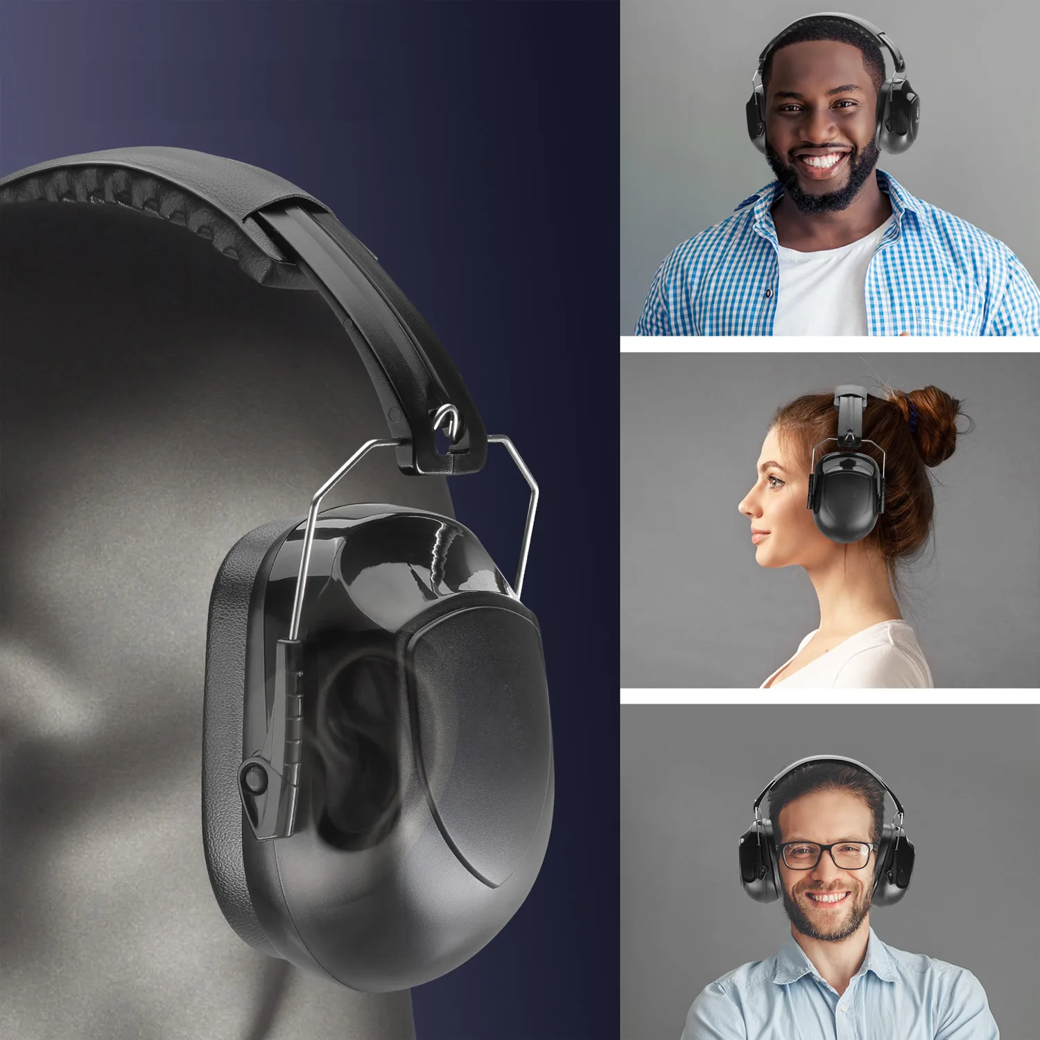 Новые противошумные регулируемые наушники snr-34db - Фотография_5