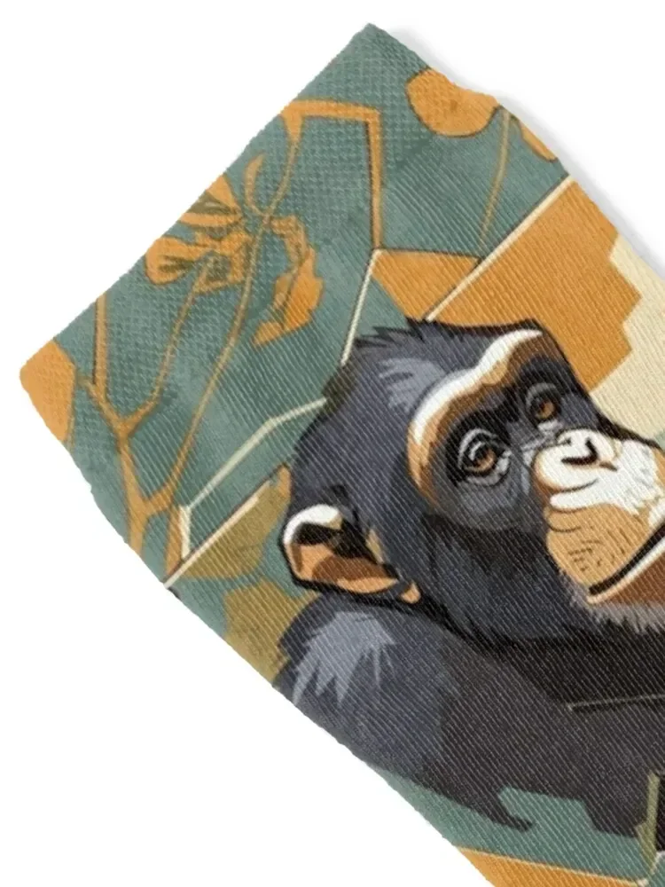 Носки с узором chimpanzee - Фотография_2