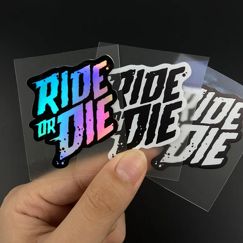 Наклейки на раму велосипеда ride or die - Фотография_4