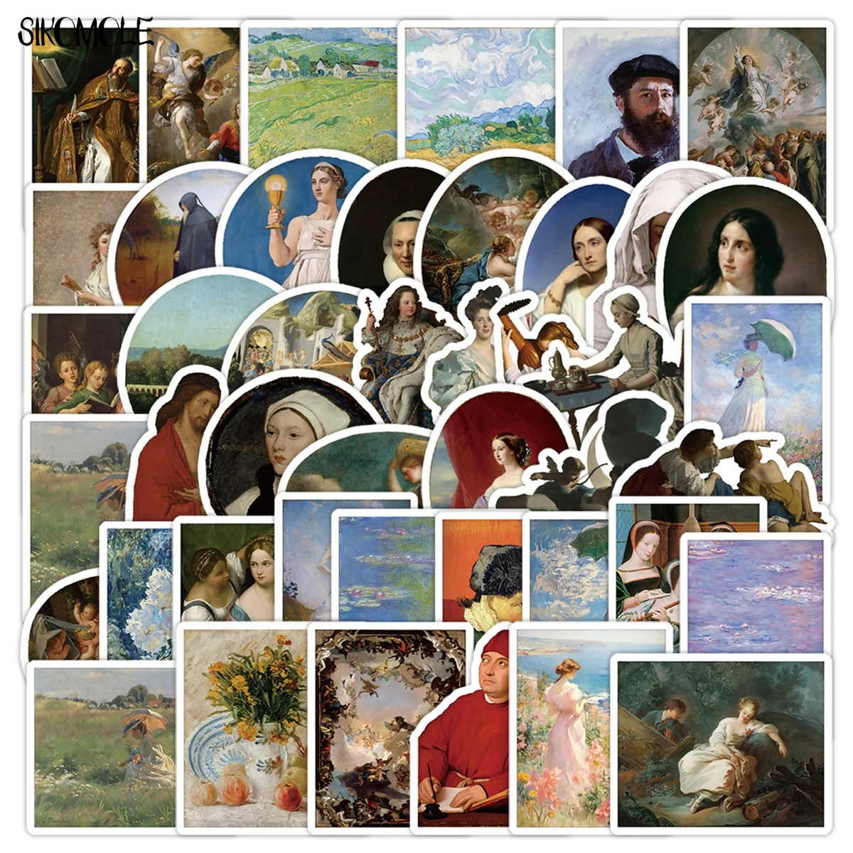 Ретро картина маслом пвх наклейки - Фотография_2