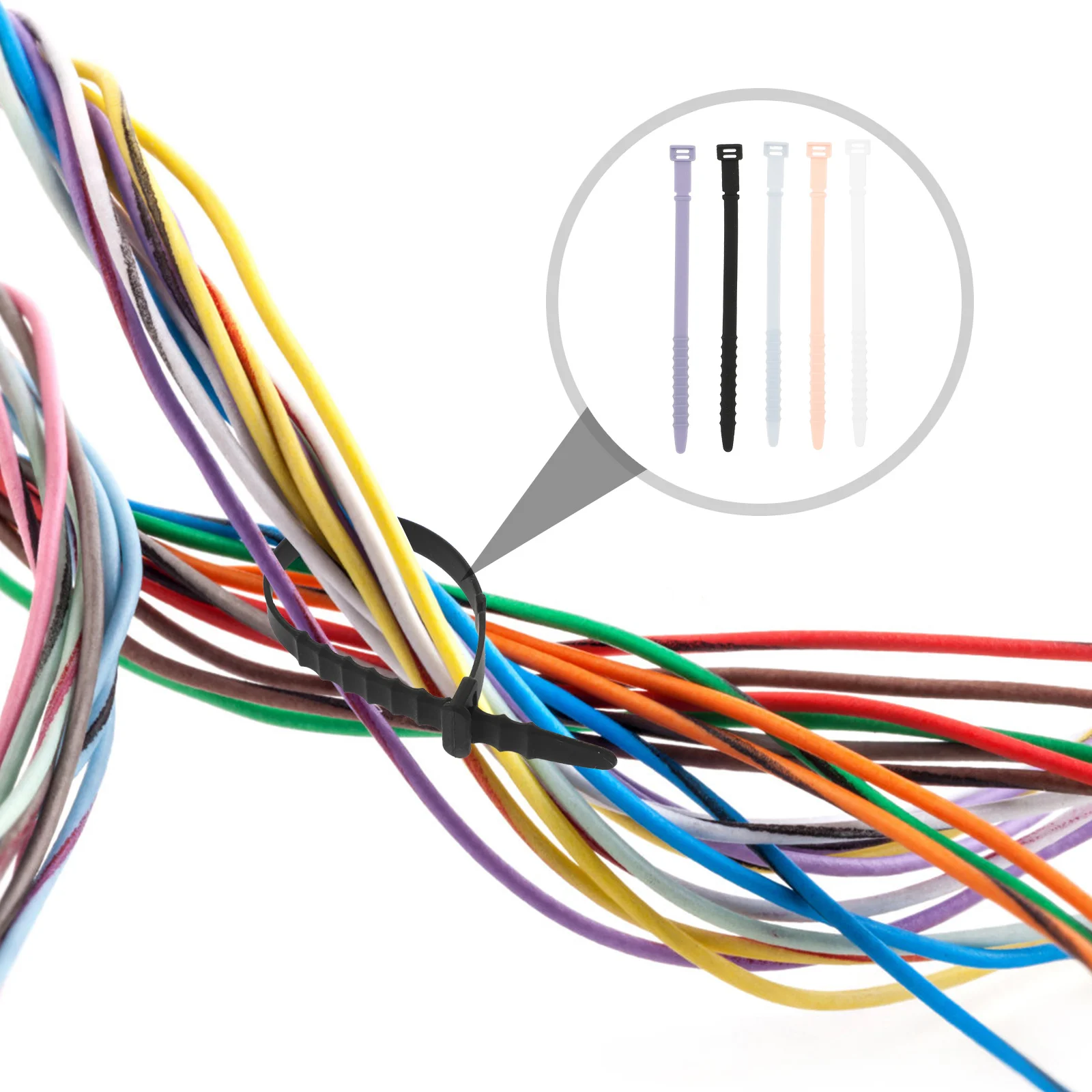 Силиконовые стяжки-молнии - Фотография_6