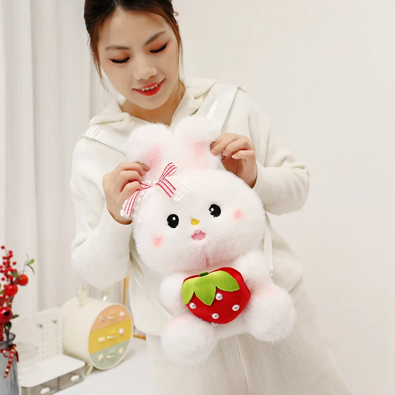 40-50 см kawaii клубничный кролик - Фотография_6