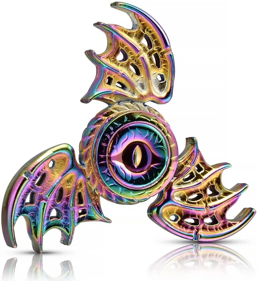 Dragon wings eye tri fidget spinner