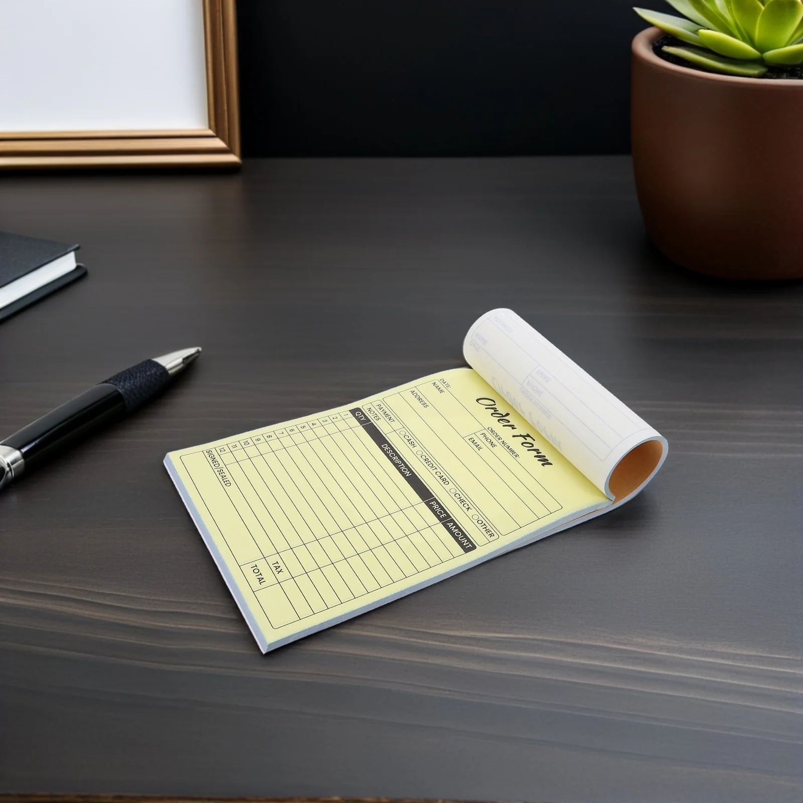 Чековая книга, блокнот с дубликатом и счетчиком - Фотография_3