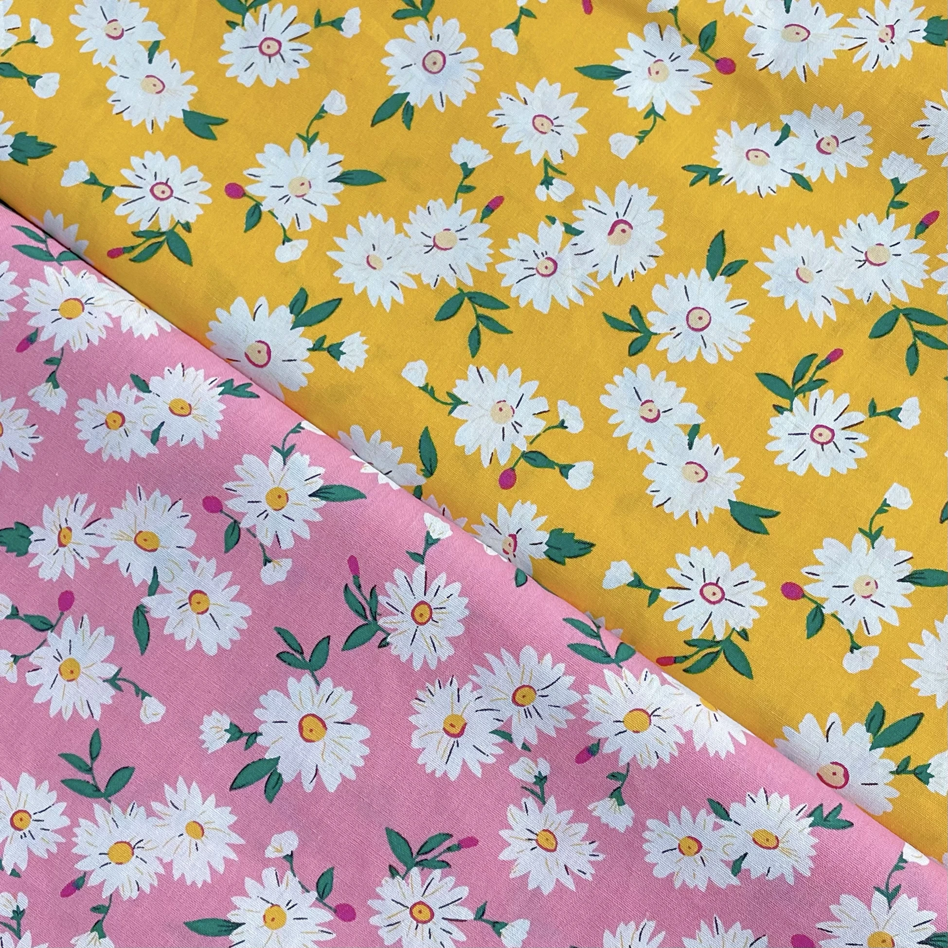 Весенне-летняя поплиновая ткань little daisy liberty с цветочным принтом - Фотография_3