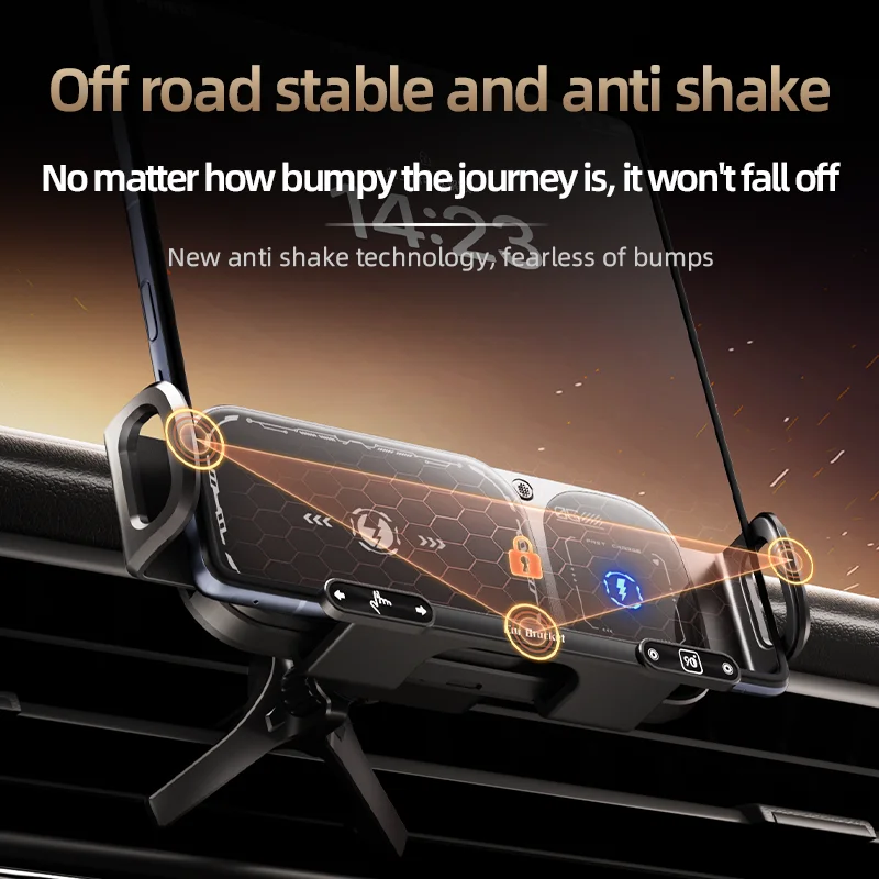 Складной держатель для телефона с двойной катушкой - Фотография_5