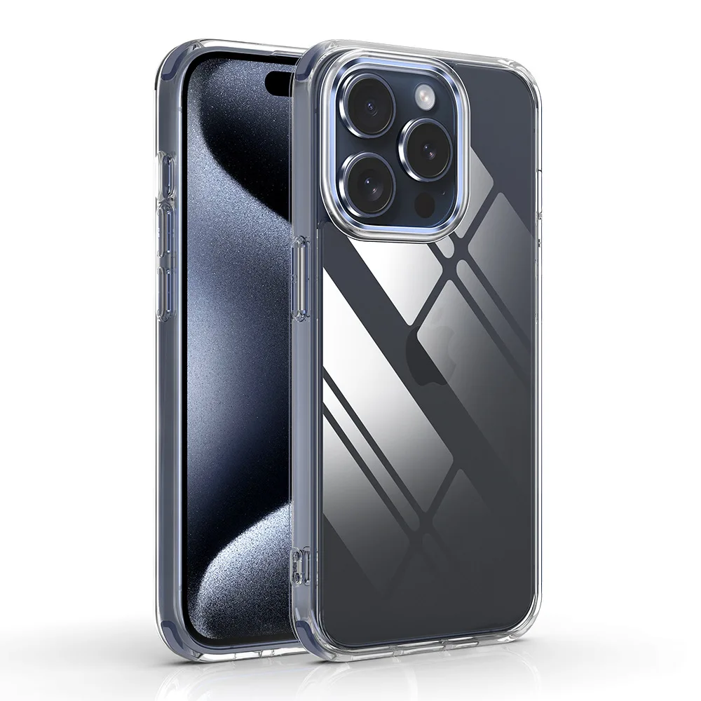 Ультратонкий прозрачный жесткий чехол для пк для iphone 16 - Фотография_3