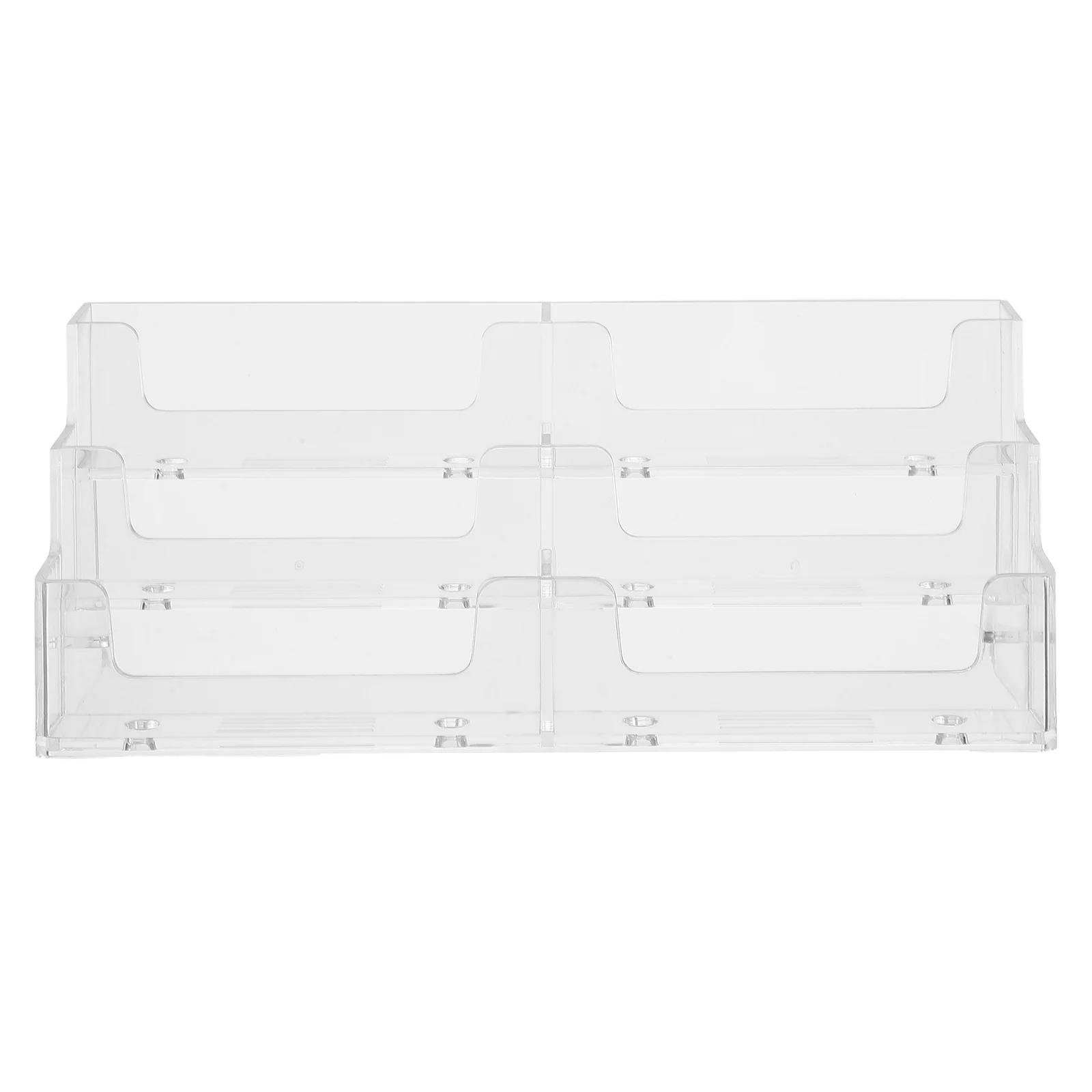 Прозрачный пластиковый держатель для визитных карточек - Фотография_5