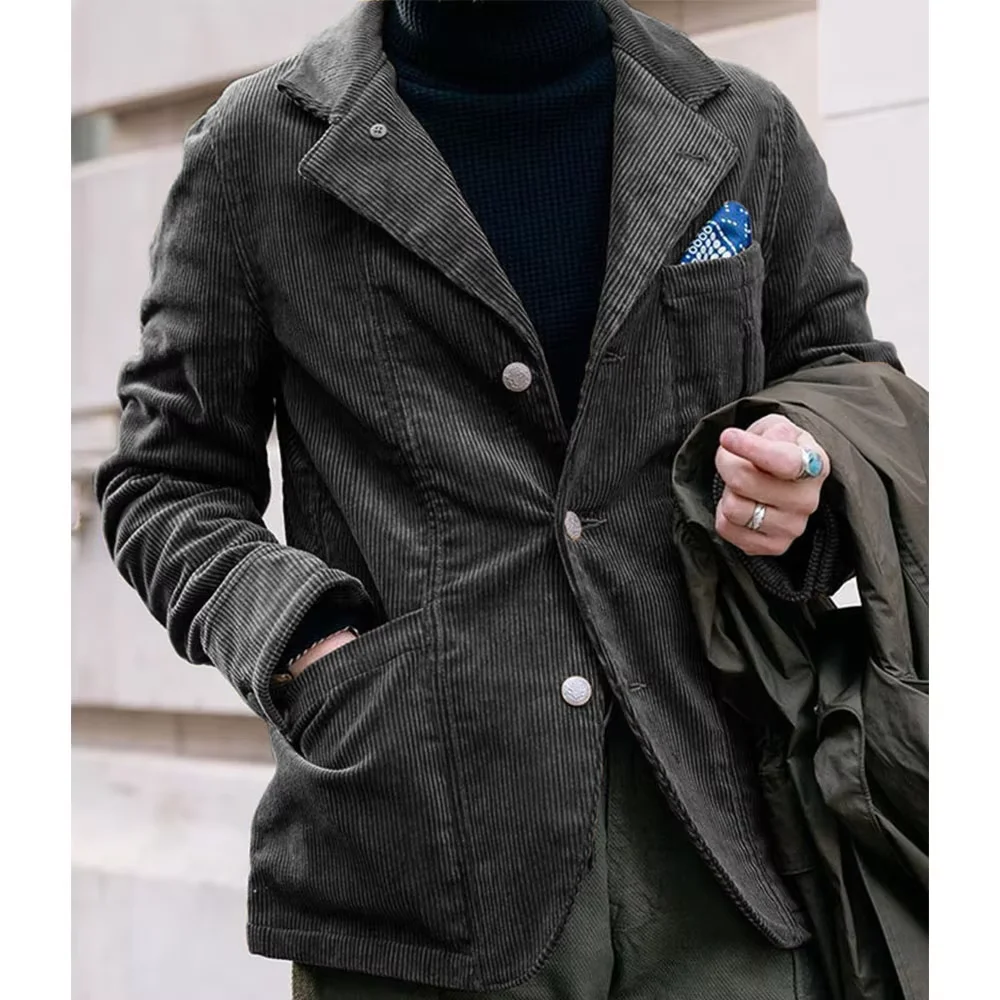 Men's jacket corduroy high - Фотография_4