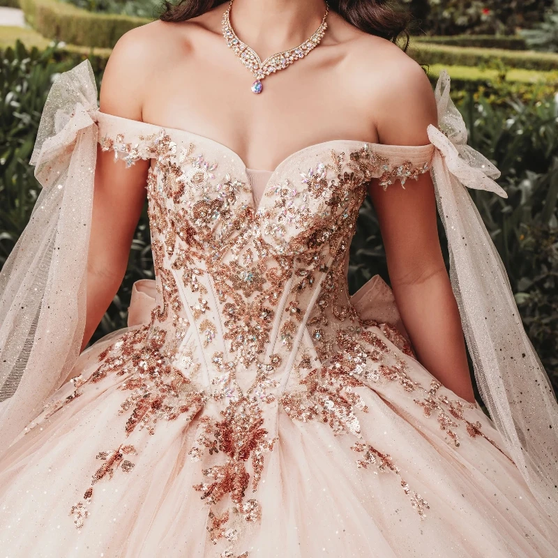 Блестящее кружевное платье для принцессы - Фотография_2