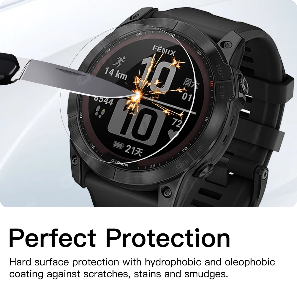 Закаленное стекло 9h для garmin fenix 8 7x 6x pro 7 6 7s 6s 5 5s - Фотография_4