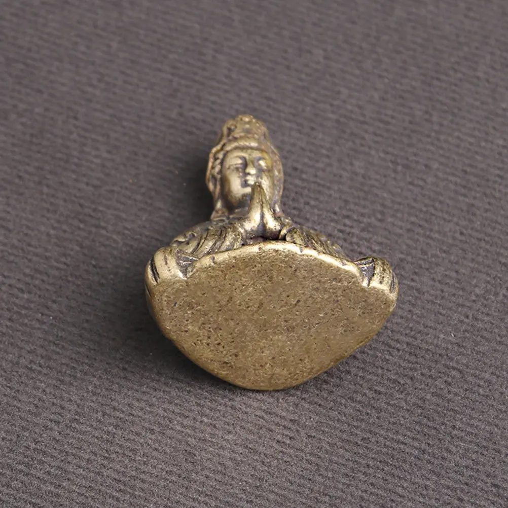 Фигурка инь, латунная статуя будды - Фотография_6