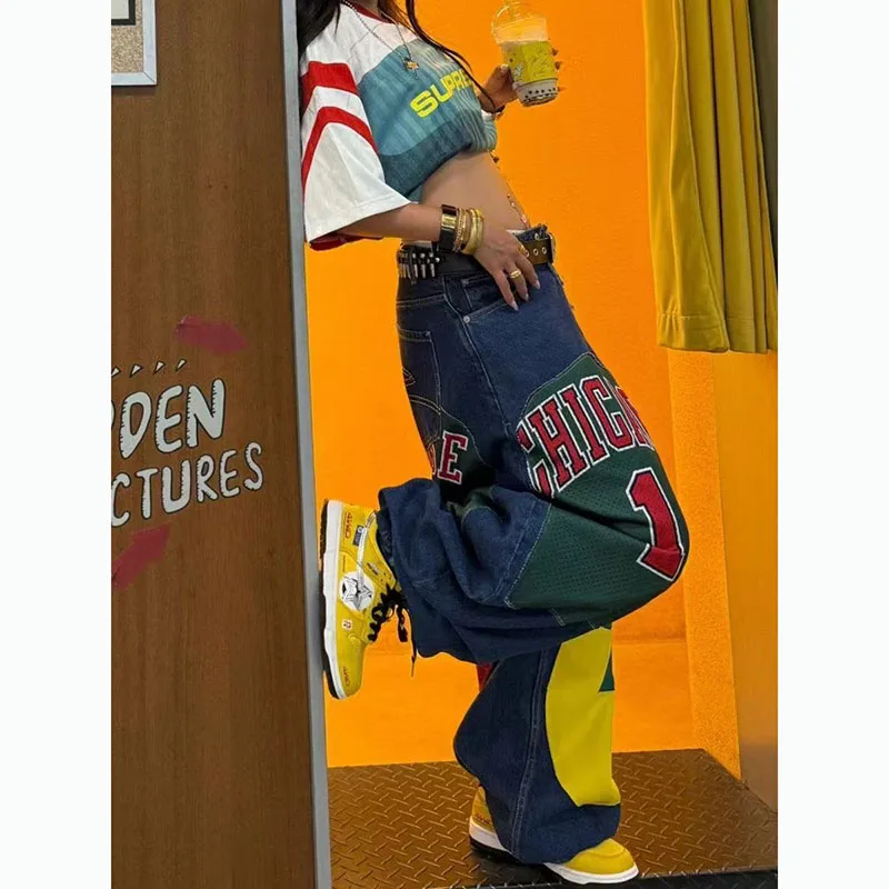 Джинсы с принтом american high - Фотография_4