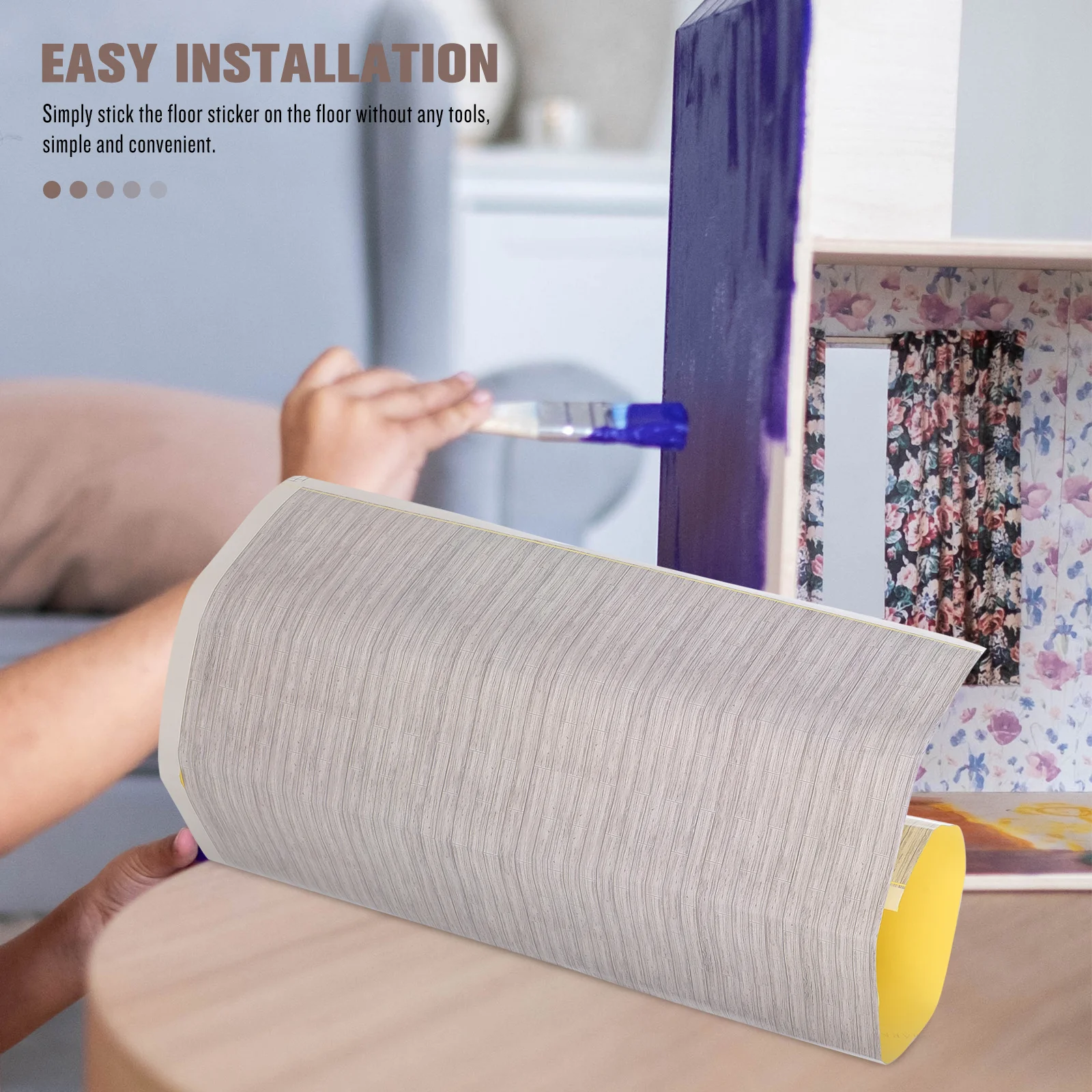 Миниатюрная наклейка на пол - Фотография_6