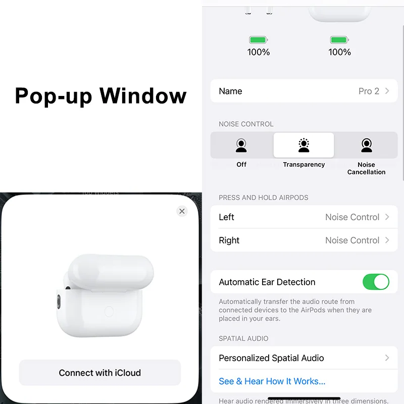 Беспроводные наушники air pro bluetooth-гарнитура pro 2 - Фотография_2