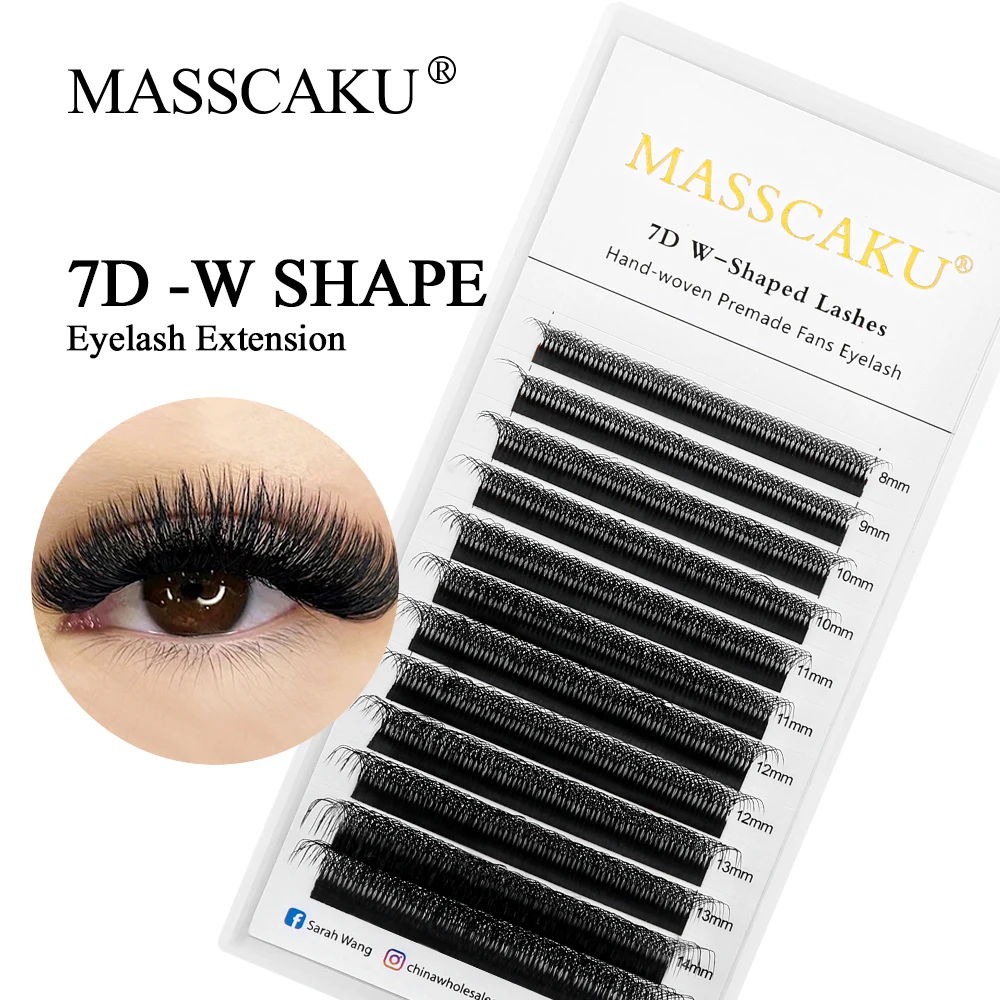 Готовые ресницы masscaku 3d 4d 5d 6d