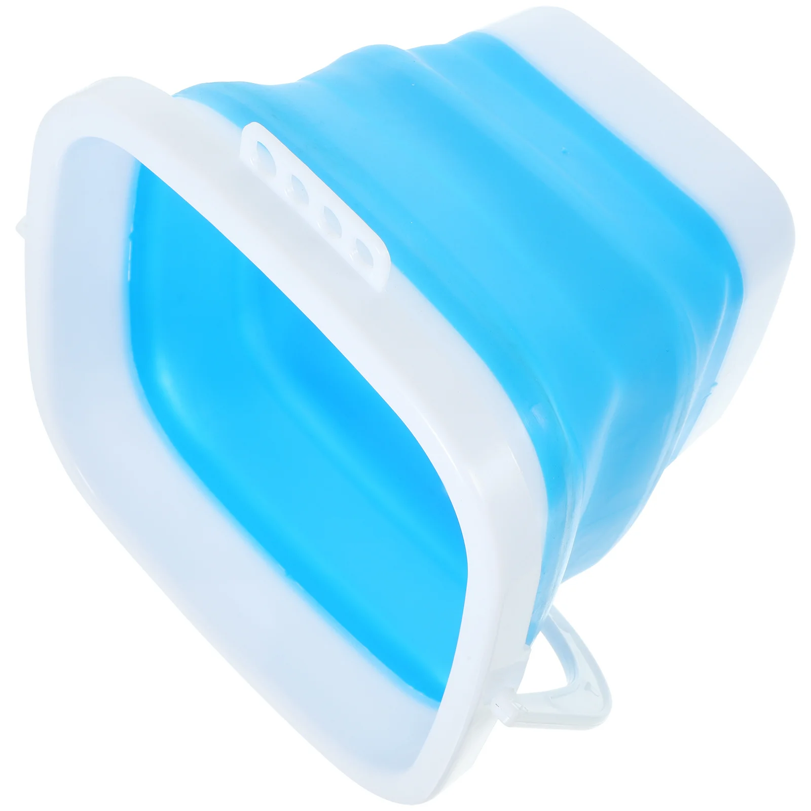 Складное утолщенное силиконовое ведро для мытья кистей для рисования - Фотография_2