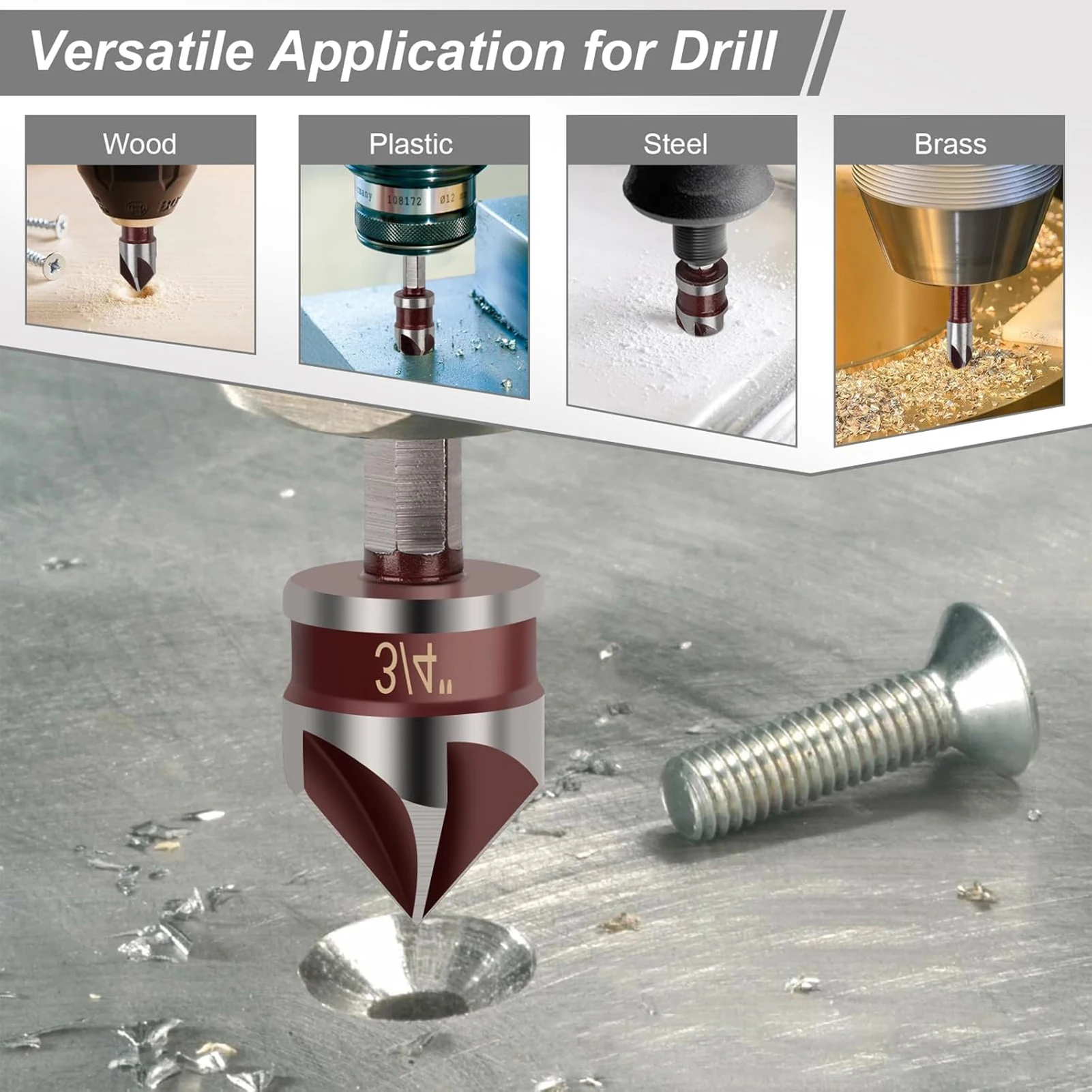 Набор для снятия фаски с пятью лезвиями - Фотография_4